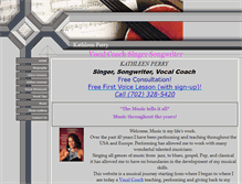 Tablet Screenshot of kathleenperry.com